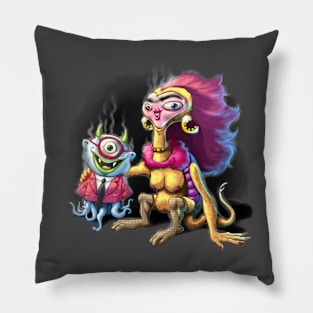 Alien Friends Pillow