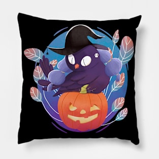 Halloween Raven Pillow