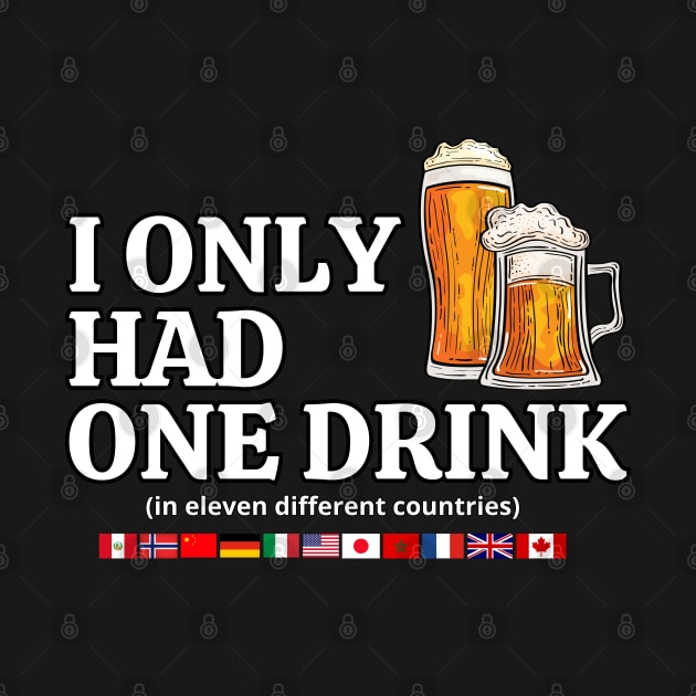 I Only Had One Drink In Eleven Different Countries Original Aesthetic Tribute 〶 by Terahertz'Cloth