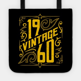 60th birthday gifts for men and women 1960 gift 60 years old Tote