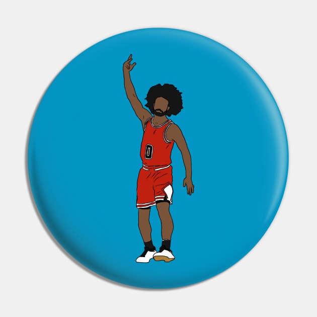 Coby White Celebration Pin by rattraptees