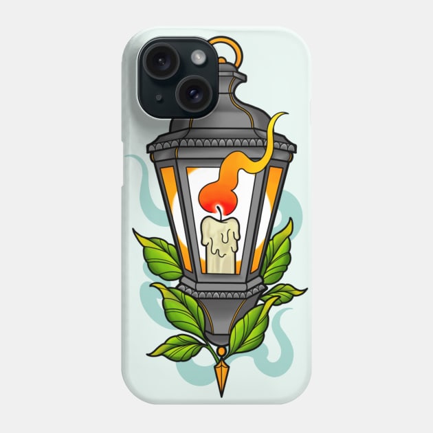 Neotraditional Lantern Phone Case by Lauren Street