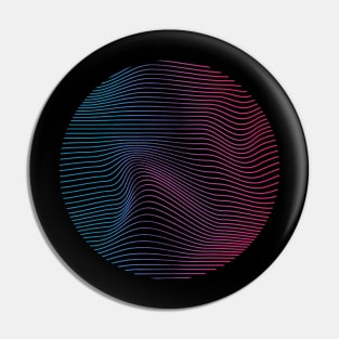 Retro Wave Pin