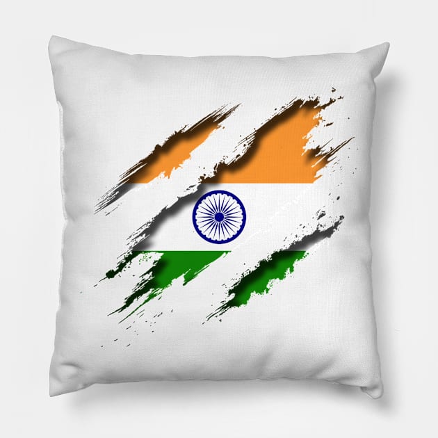 India Shredding Pillow by blackcheetah