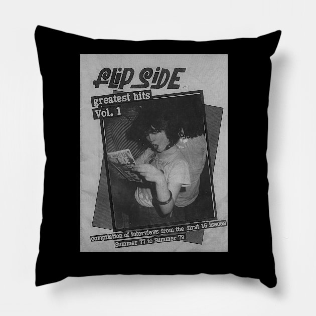 Los Angeles Flipside Fanzine Cover Issue # 26 Pillow by Hudley Flipside