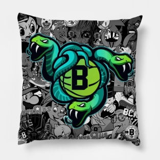 Bckts Cltr Basketball Pillow