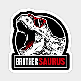 Brothersaurus T Rex Dinosaur Brother Saurus Family Matching Magnet