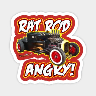 Rat Rod Angry Magnet