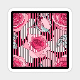 Another Rose Pattern Design Magnet