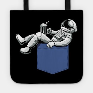 Pocket Astronaut funny Space Universe Gifts Tote