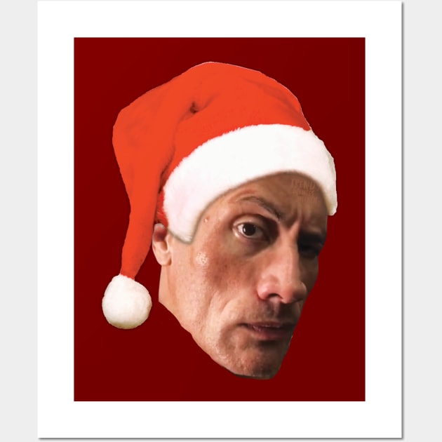 The rock eyebrow raise face Christmas meme - The Rock Eyebrow