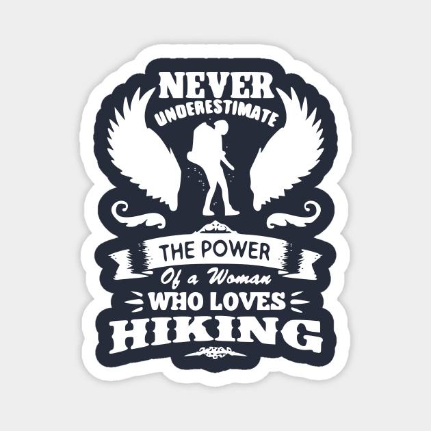 hiking 2 b.png Magnet by Humorable