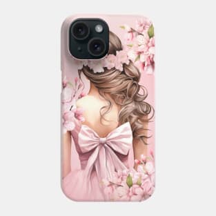 Cherry Blossom Flower Crown Girl Phone Case