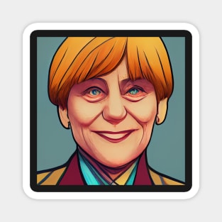 Angela Merkel | Comics Style Magnet