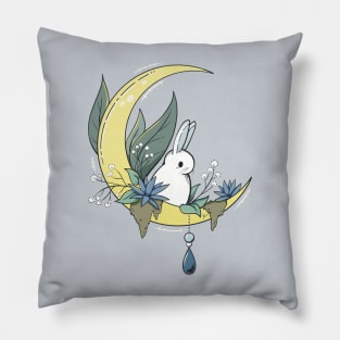 Year of the Rabbit Blue Moon Pillow