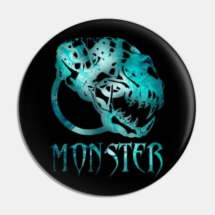 Monster skull Pin