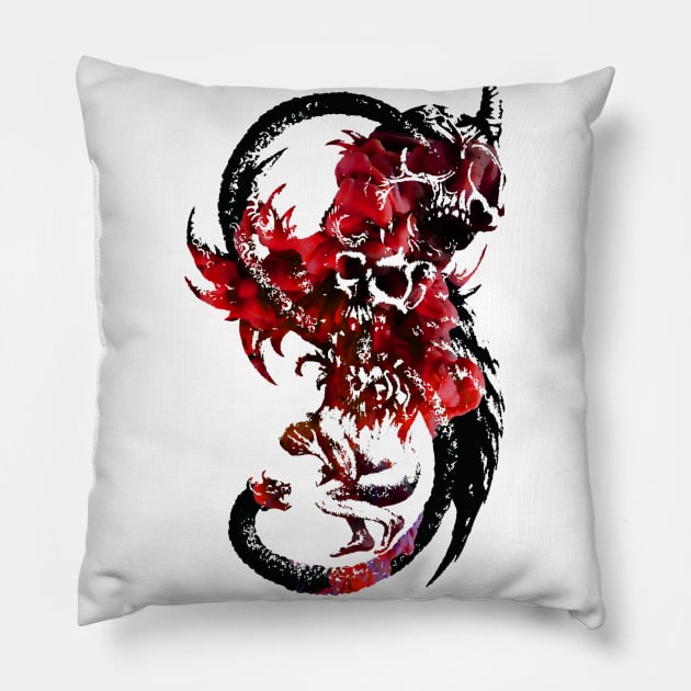 Shadowlands, revendreth Pillow by Hedgeh0g