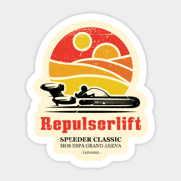 Speeder Classic - Retro - Sticker