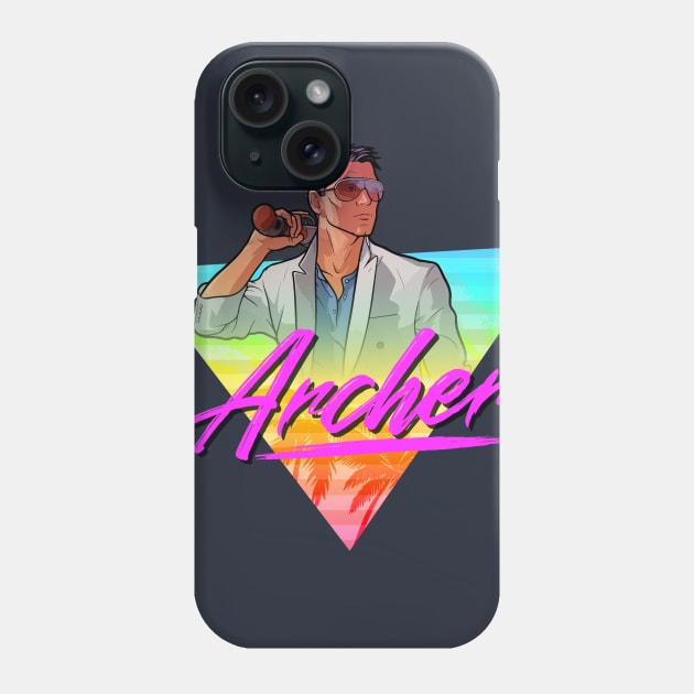 Archer 80s Design Phone Case by WorldsFair