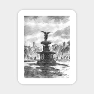 Bethesda Fountain, Central Park Magnet