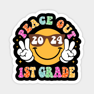 Peace Out School, Last Day of School, End of School 1st Grade Magnet