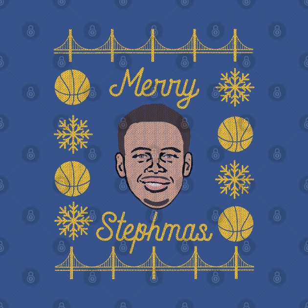 Steph Curry ugly Christmas sweater by overhooped