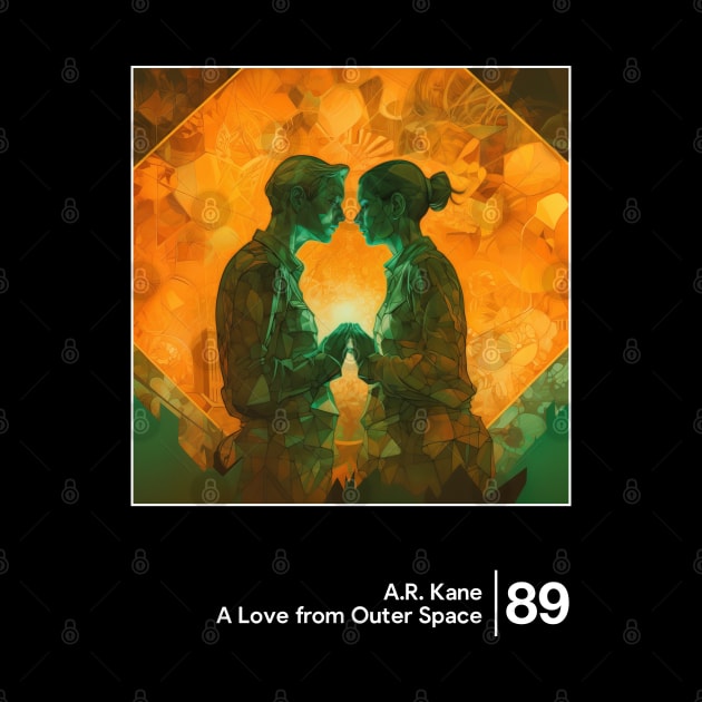 A Love From Outer Space - Minimalist Illustration Artwork Design by saudade