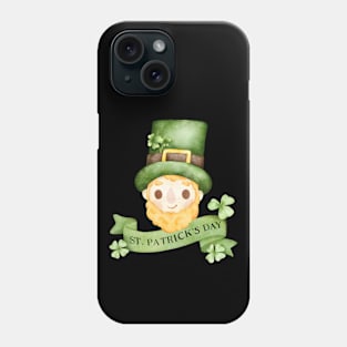 Happy Leprechaun with ginger beard. Happy St. Paddy's Day! Phone Case