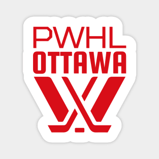 PWHL Ottawa logo Magnet