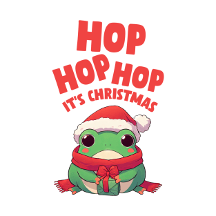 Hop Hop Hop Christmas Frog T-Shirt