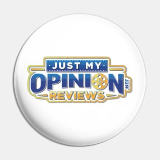 Just My Opinion Reviews COLOR Logo Pin