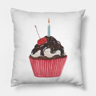 Birthday cupcake Pillow