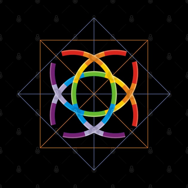 Rainbow Yantra by GeeTee