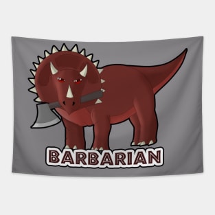 Dungeons and Dinos RPG - BARBARIAN Tapestry