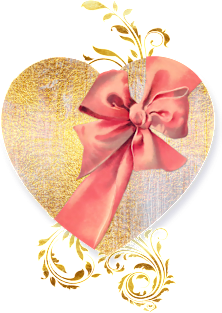 Eternal Heart, wrapped in a bow, Valentines Day tee shirt Magnet