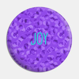 Joy (Purple and Teal) Pin