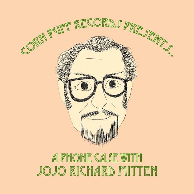 Limited Edition Phone Case with Jojo Richard Mitten Design by Corn Puff Records