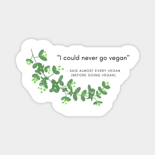 Vegan Funny Quotes Magnet