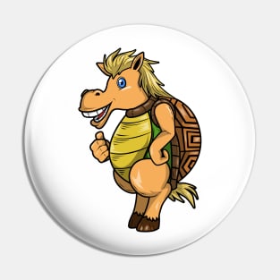 Horse as Turtle with Tank Pin