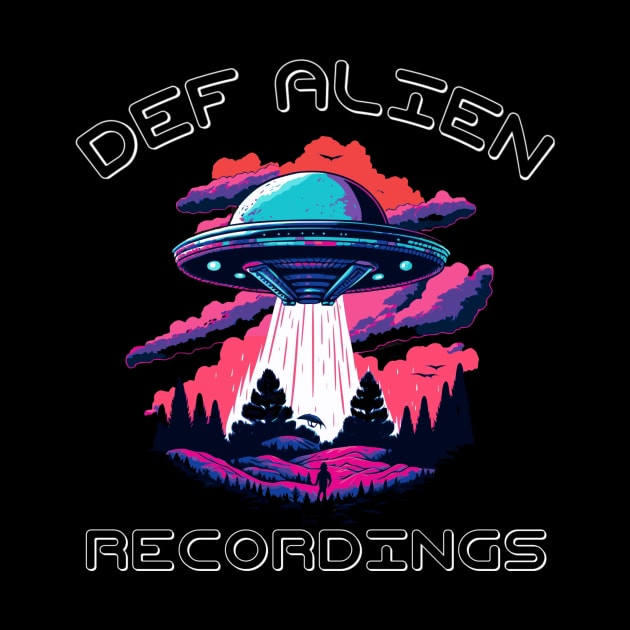 DEF ALIEN INVASION RETRO Logo 2 by DEF ALIEN RECORDS