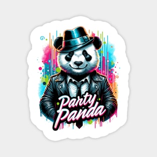 Urban Party Panda Magnet