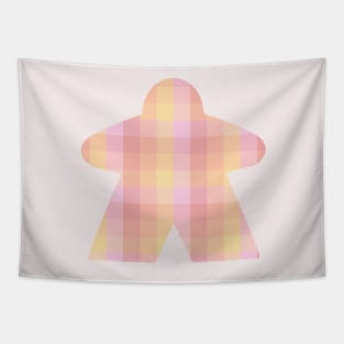 Picnic Meeple in Pink and Red | Board Game Nights Tapestry