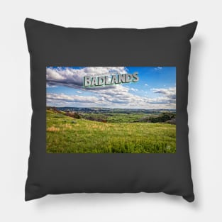 North Dakota Badlands Pillow