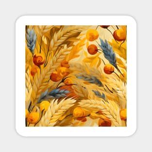 Autumn Harvest Pattern 18 Magnet