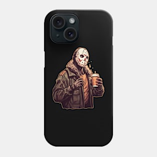 Jason Drink Coffee Phone Case