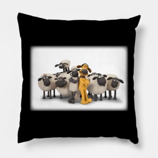 Classic Shaun Cartoon The Sheep TV Series Pillow