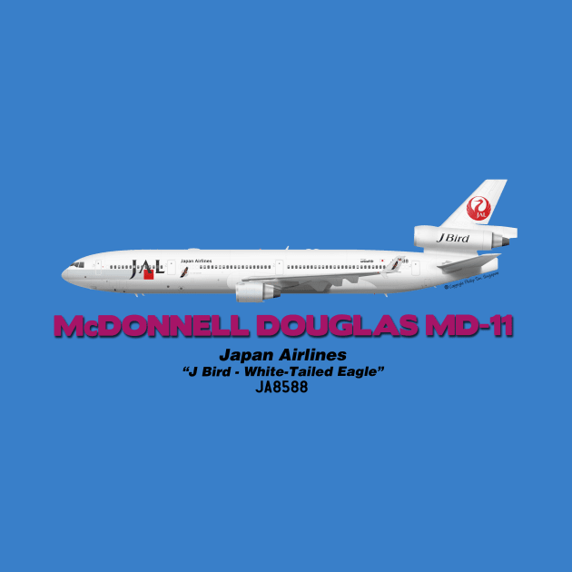 McDonnell Douglas MD-11 - Japan Airlines "J Bird - White-Tailed Eagle" by TheArtofFlying