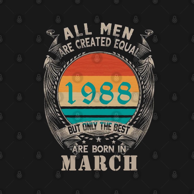 34th Birthday, all men are created equal, march birthday by Omarzone