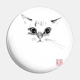 cat face funny Pin