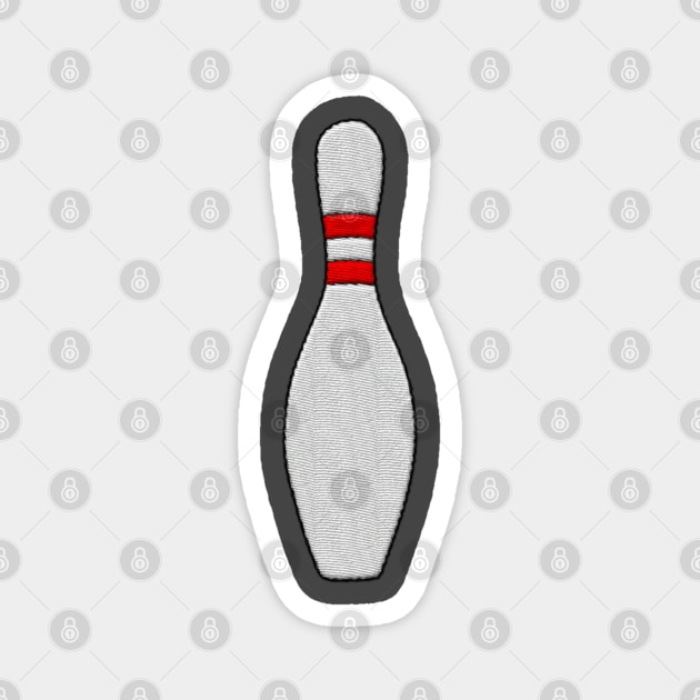 Bowling Pin Magnet by aaallsmiles